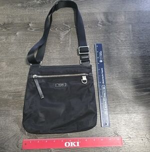 Tumi Black Messenger Bag